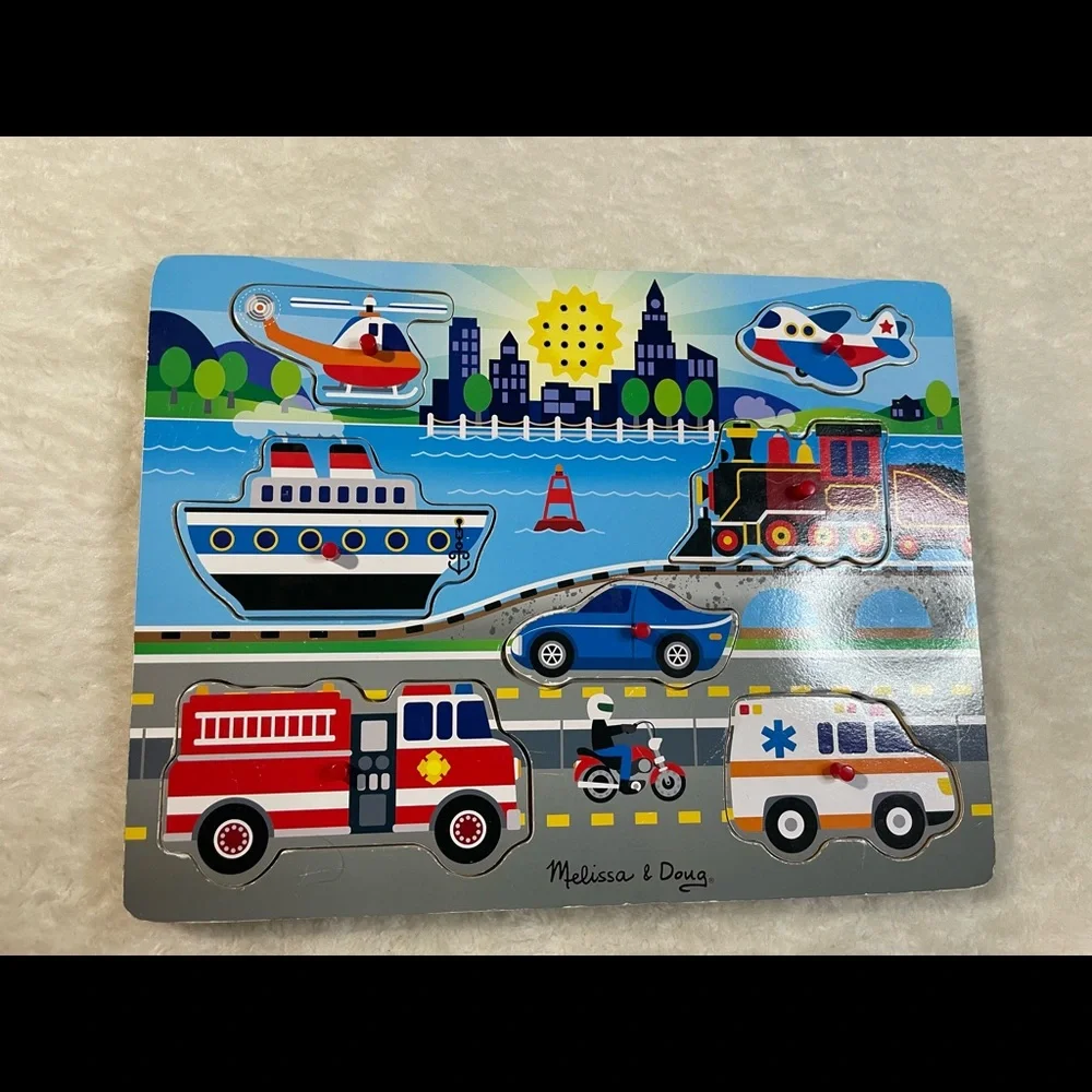 On The Move Vehicles Sound Puzzle
